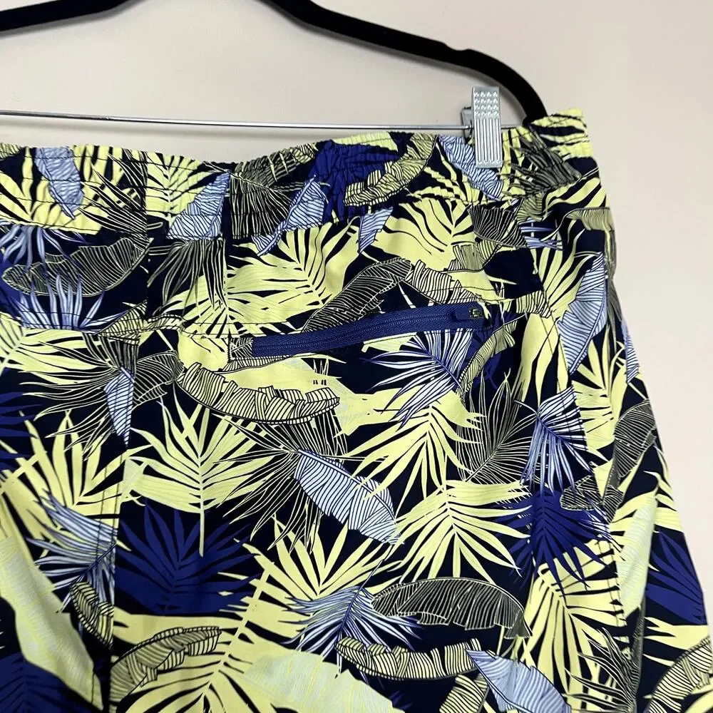 Duluth‎ Mens Lined Mesh Palm Pull On Ruched Waist Swim trunks Sz 2XL